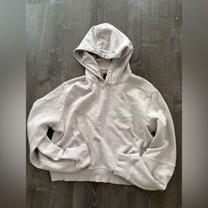 Bandit stitch logo cropped hoodie
